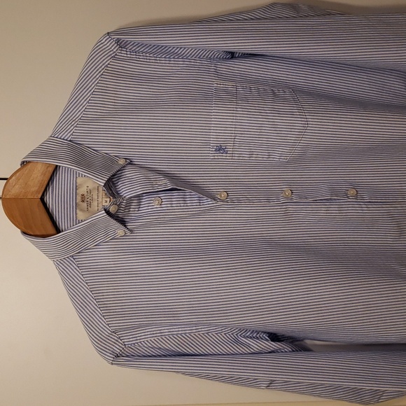 Hawes & Curtis Nautical Button-Down Shirt Men's M - Picture 2 of 6